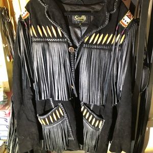 Coat Scully’s Brand Heavy Duty Leather Size 44.